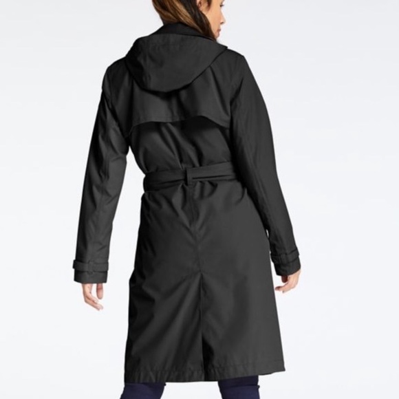 Timberland Black Waterproof Belted Trench Coat - Picture 6 of 8